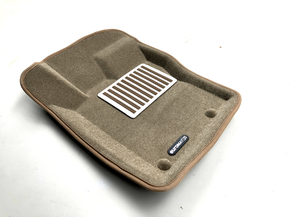 Коврики салона текст. 3D euro-std JAGUAR F-Pace (2016-) /LR RR Velar (2017-) (БЕЖ) (EM3D) NP1